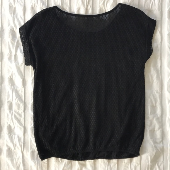 Max Studio black Art Deco blouse, size small - Picture 5 of 11